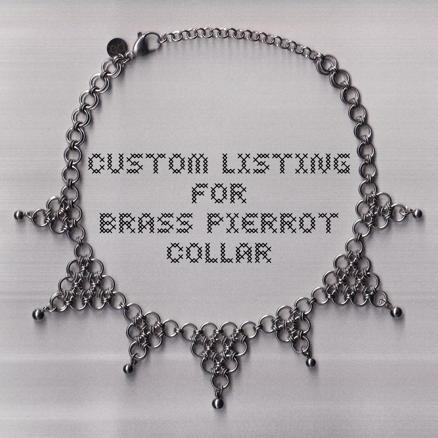 brass pierrot collar