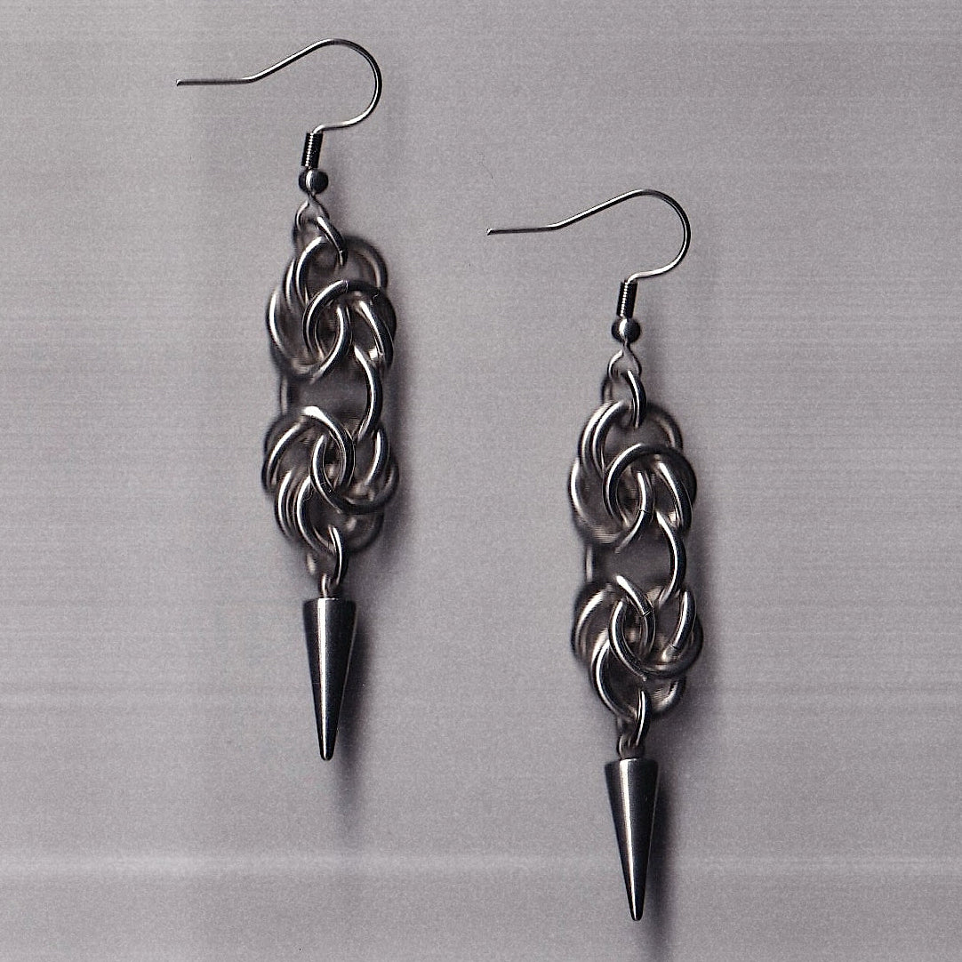 the byzantine spike earrings