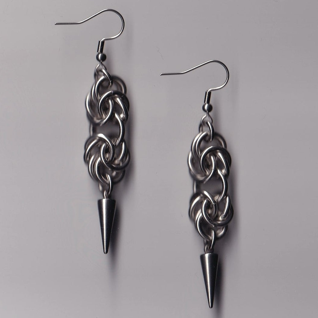 the byzantine spike earrings