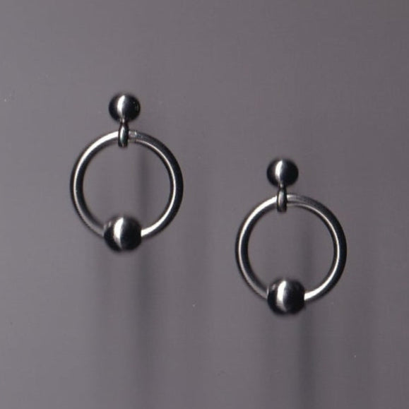 the pierced stud earrings