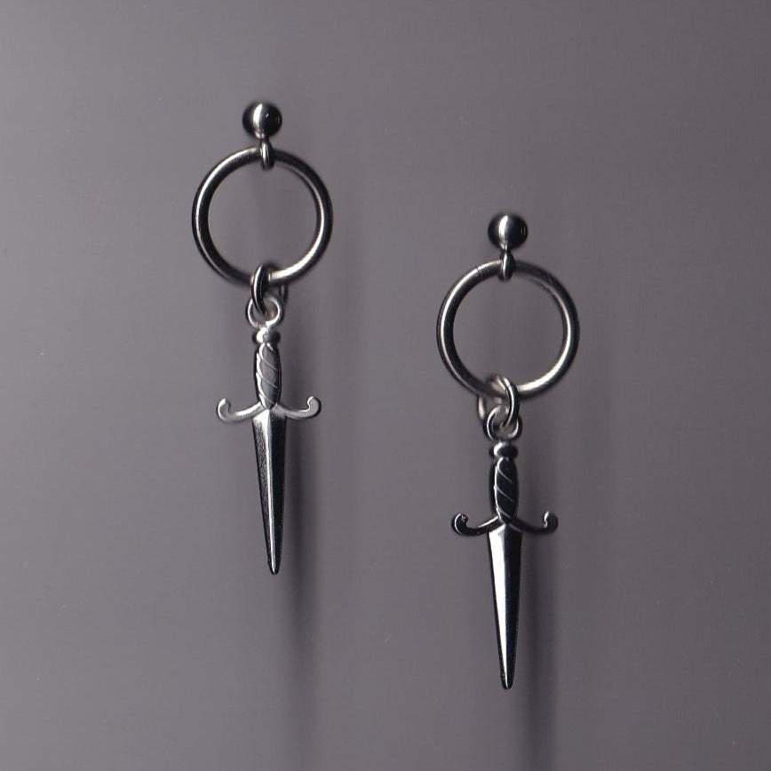 the dagger stud earrings