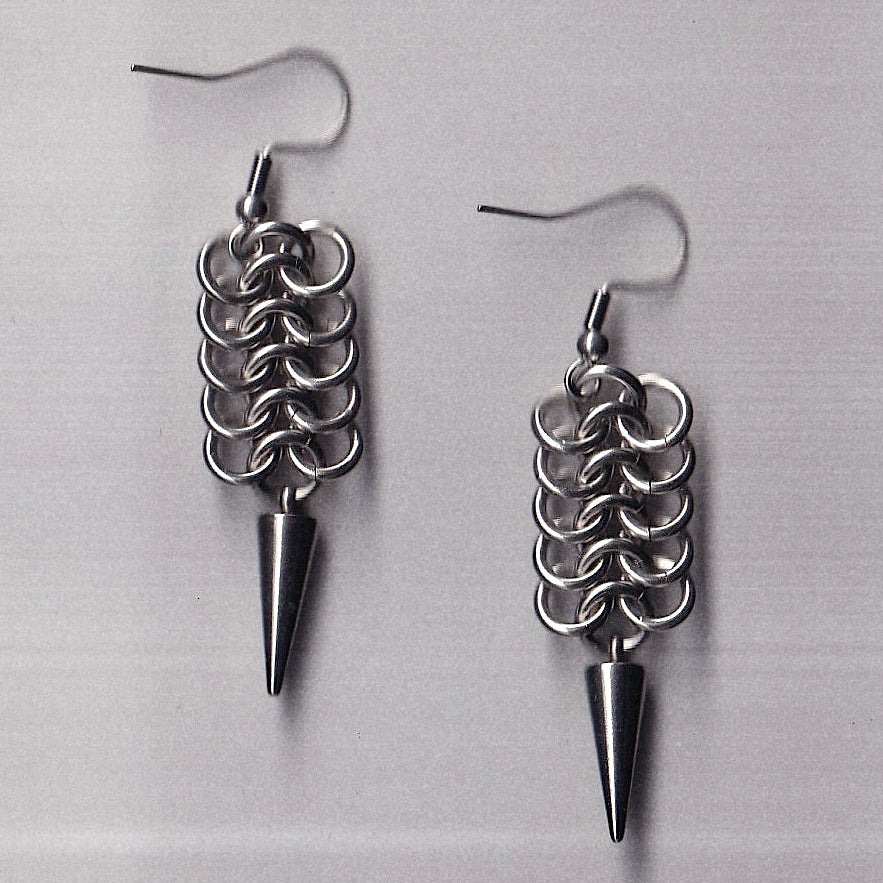 the european spike earrings