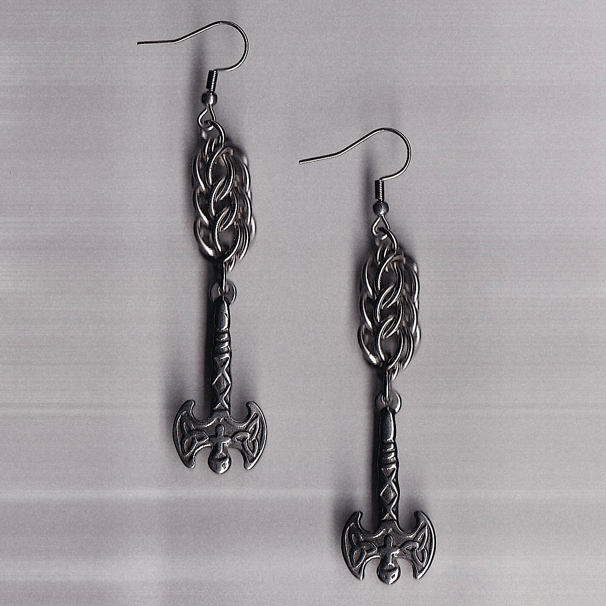 the battle axe earrings