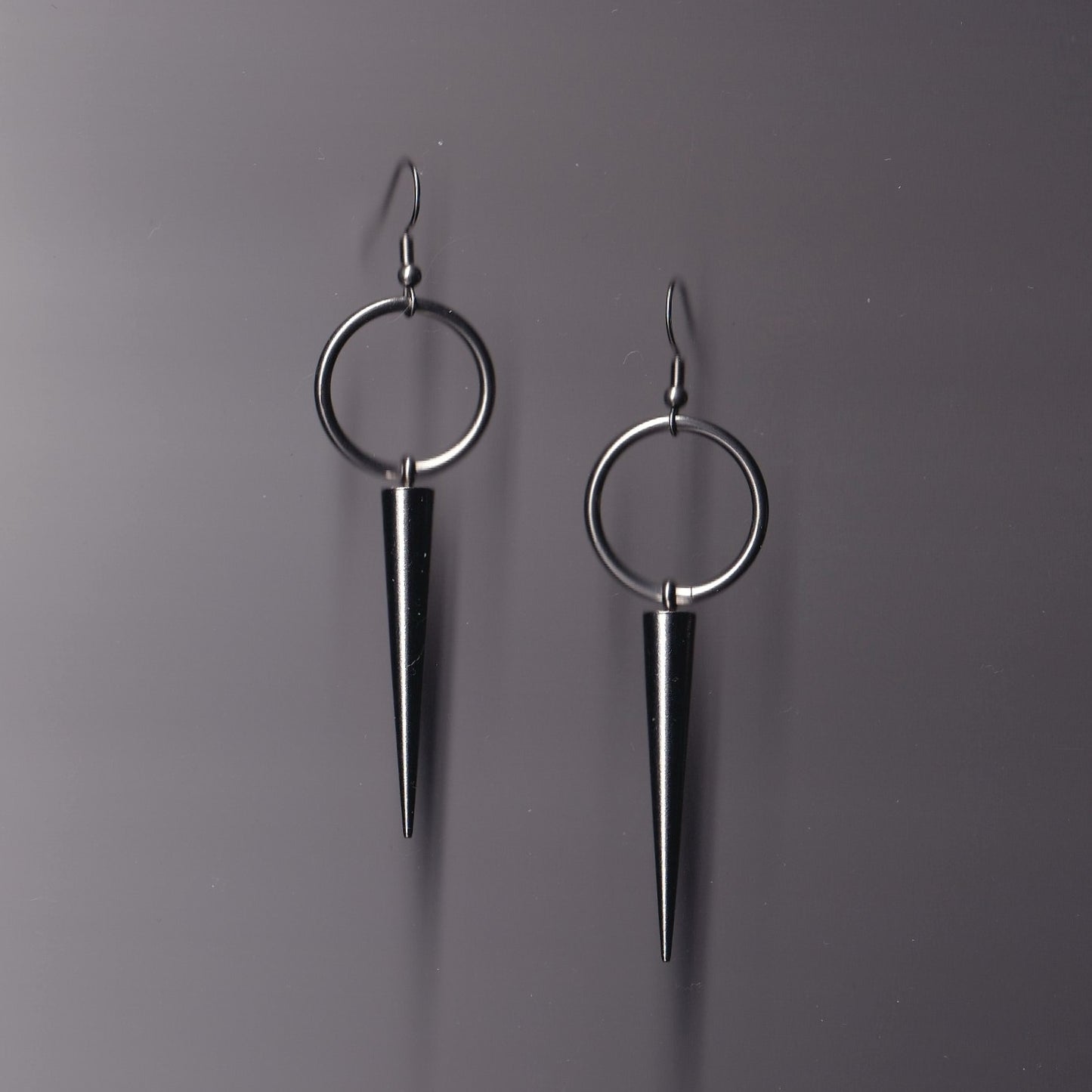the big spike earrings