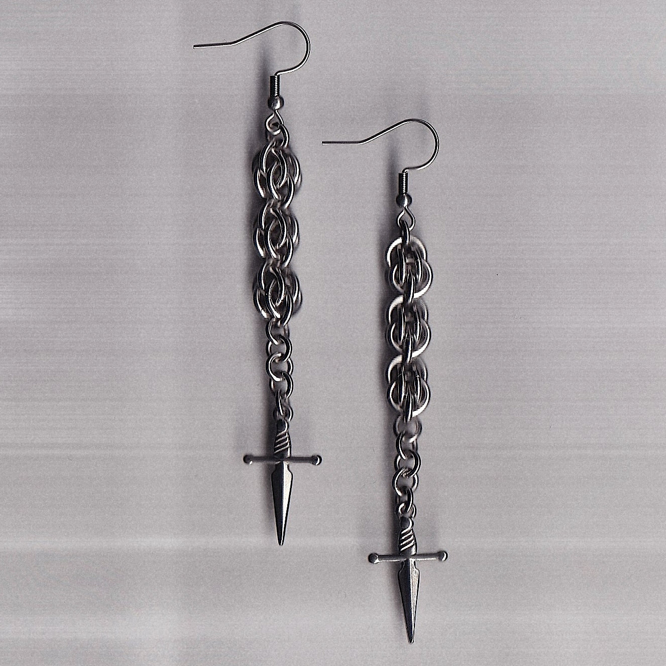 the sweet pea dagger earrings