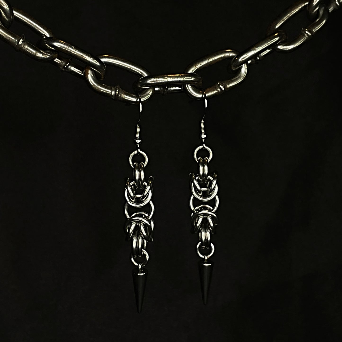 the byzantine spike earrings