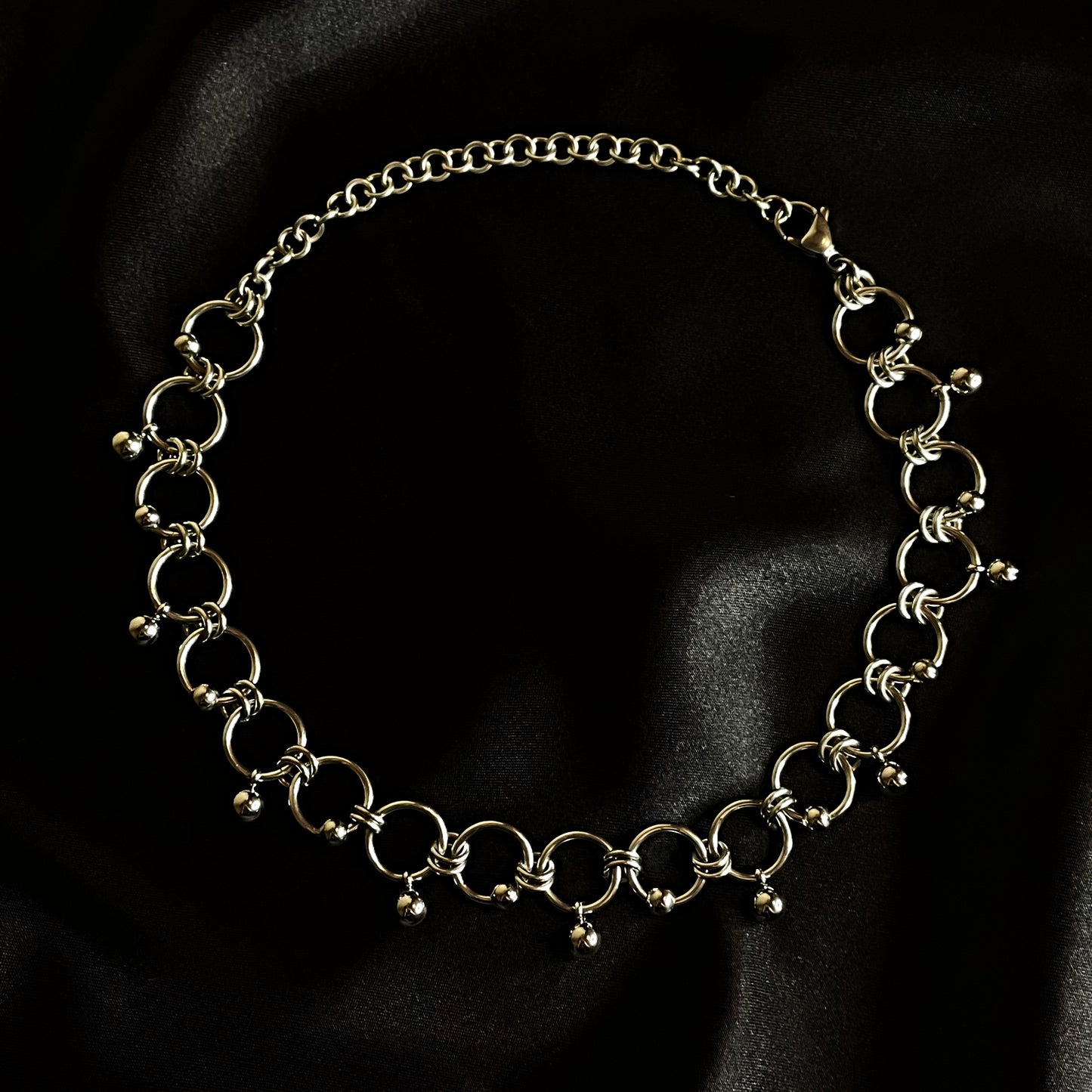the pierced dangly choker