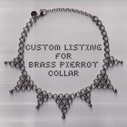 brass pierrot collar