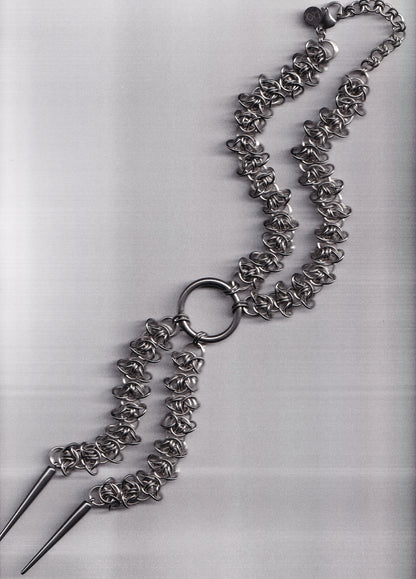 the barbed wire bolo tie