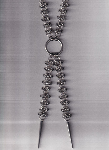 the barbed wire bolo tie