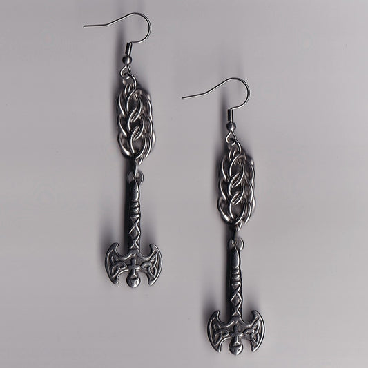 the battle axe earrings