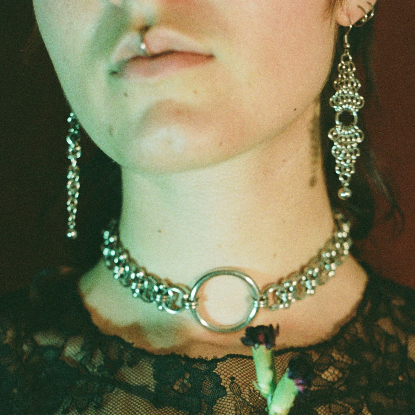 the double european earrings