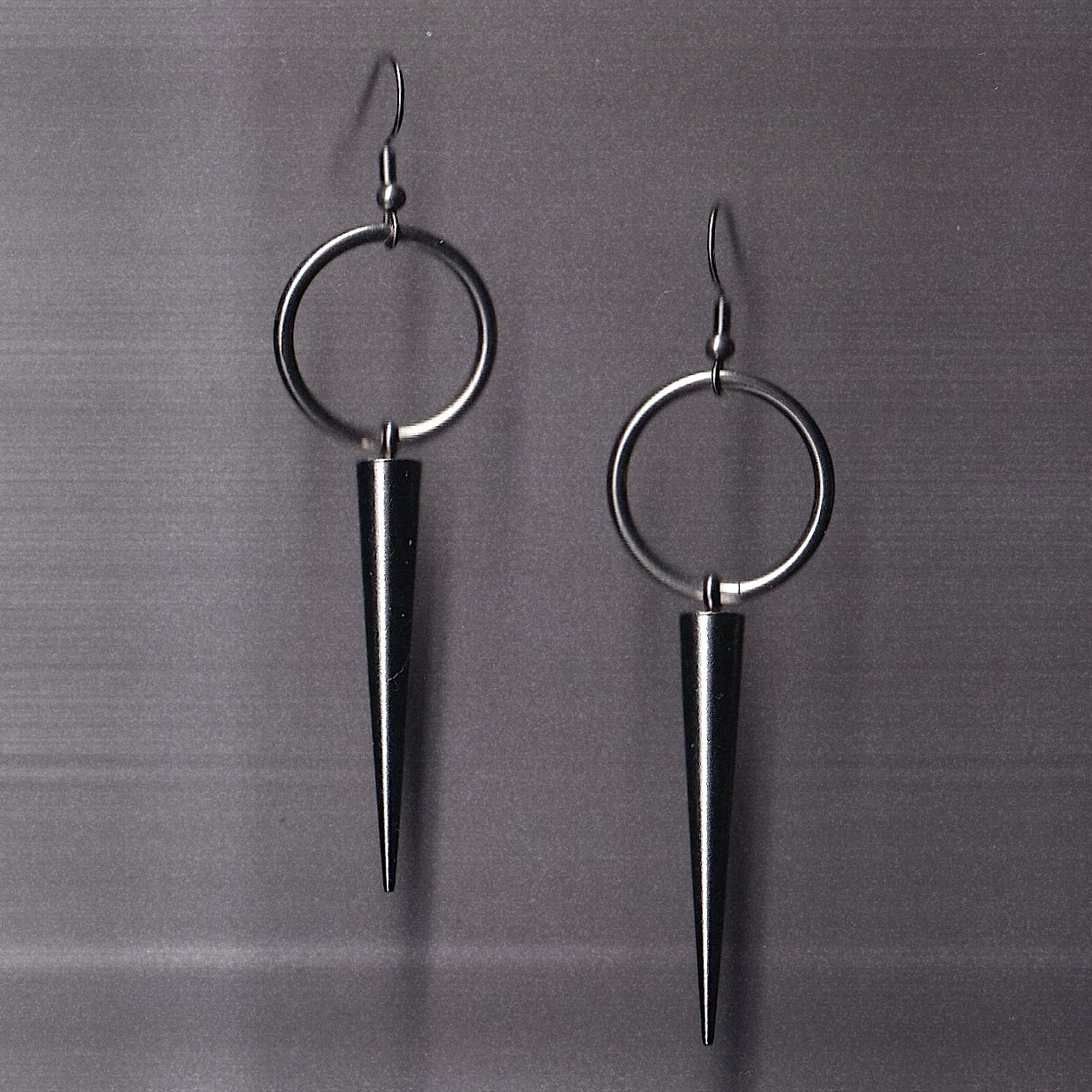 the big spike earrings