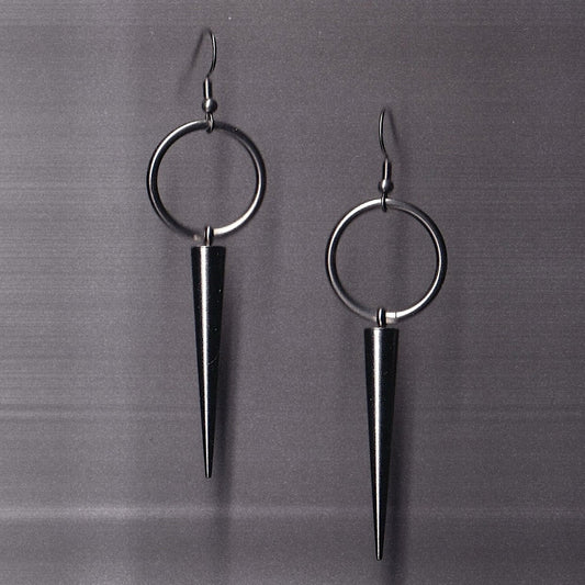 the big spike earrings