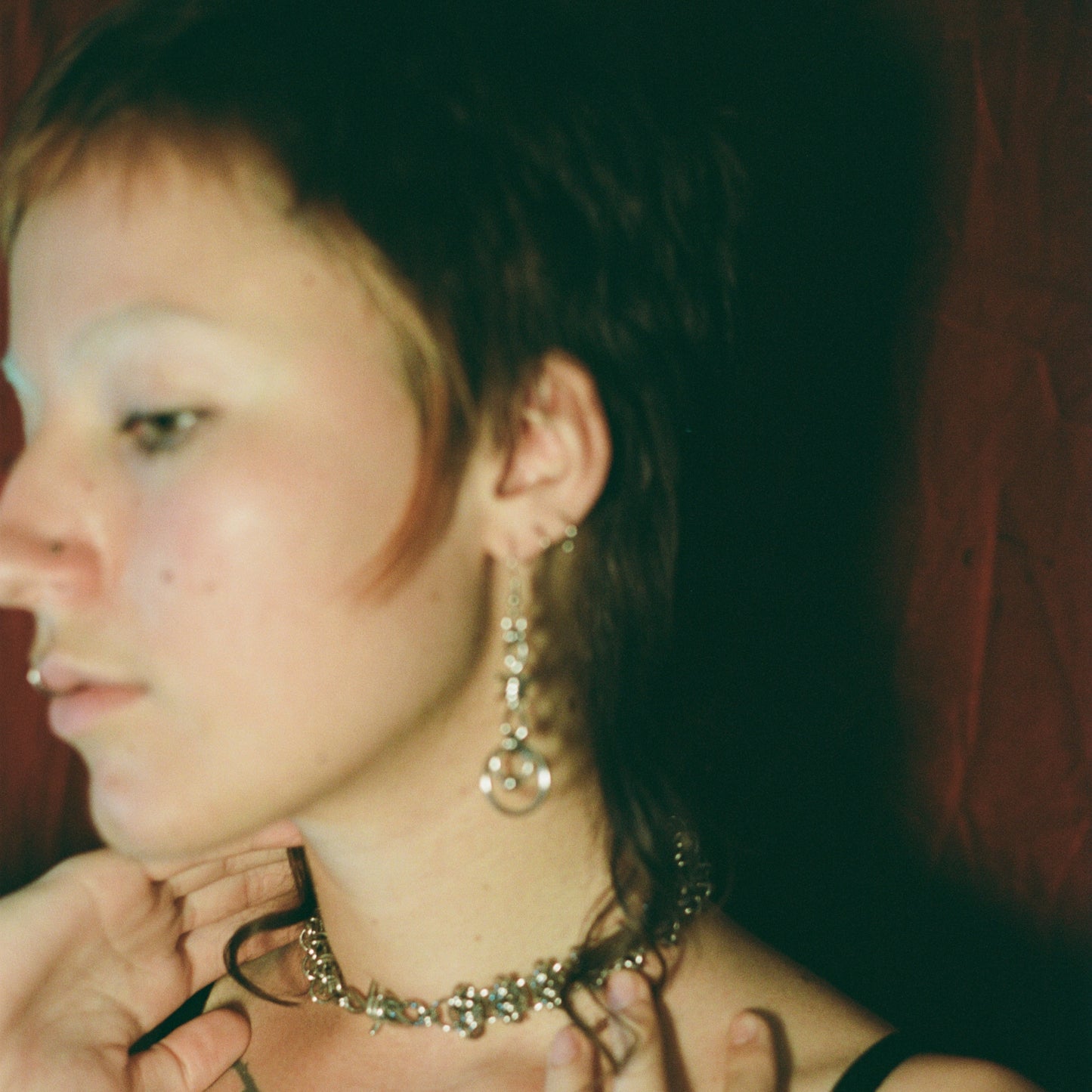 the barbed wire charm choker