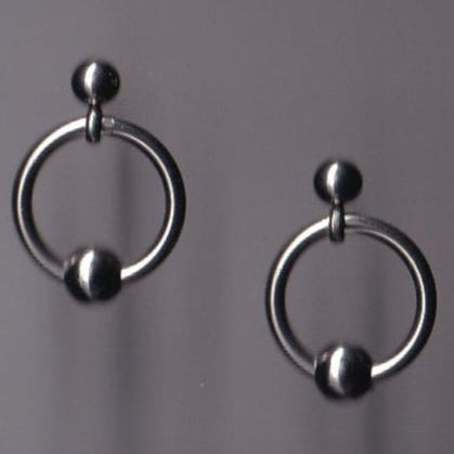 the pierced stud earrings