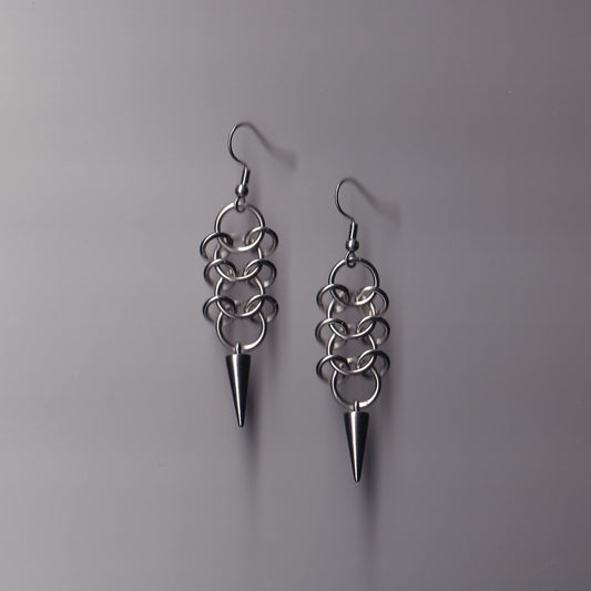 the centipede spike earrings