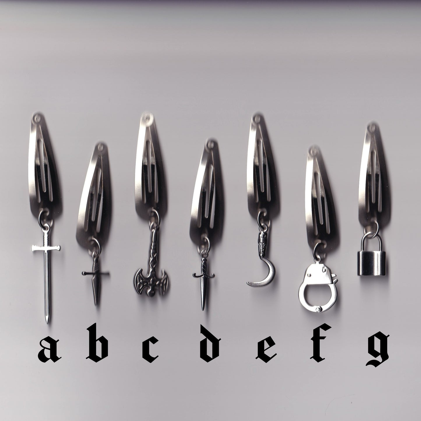the charm hair clips