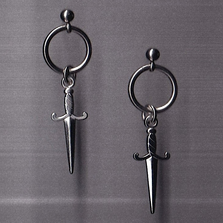 the dagger stud earrings