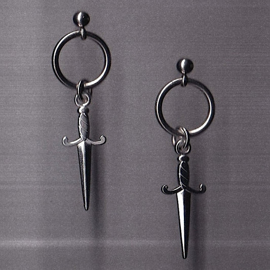 the dagger stud earrings