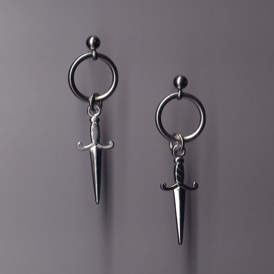 the dagger stud earrings