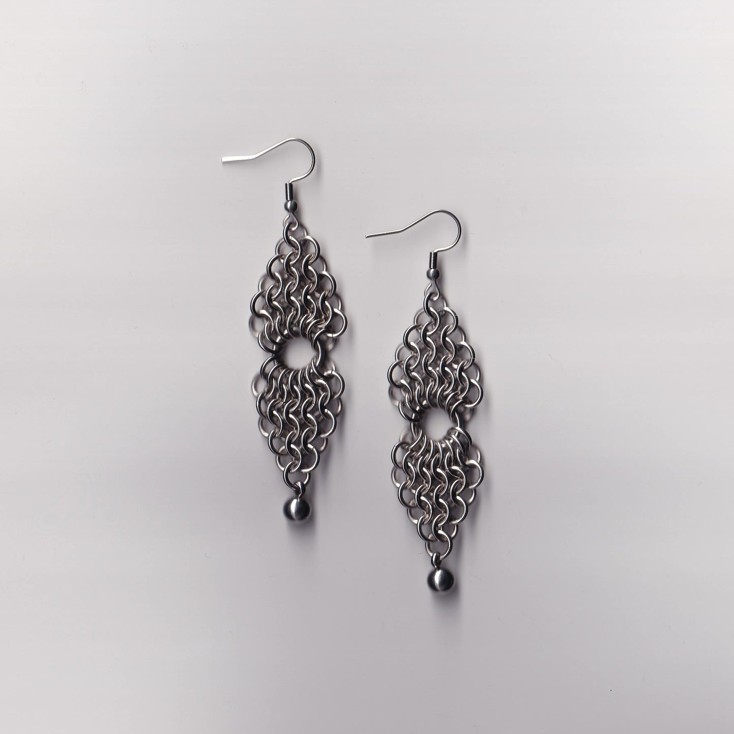 the double european earrings
