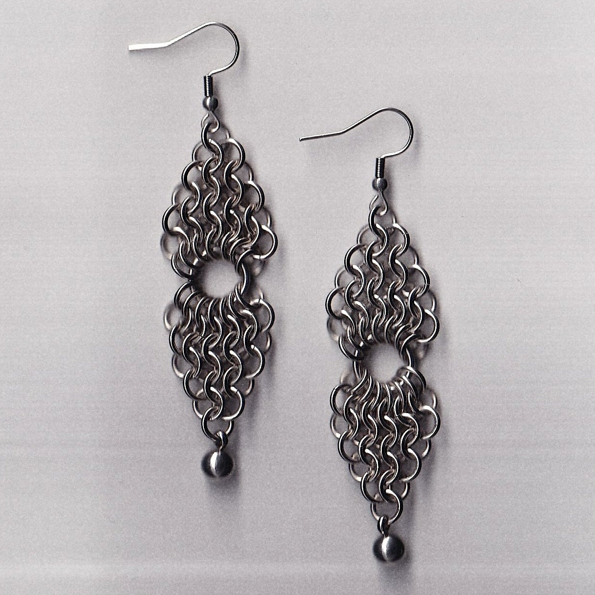the double european earrings