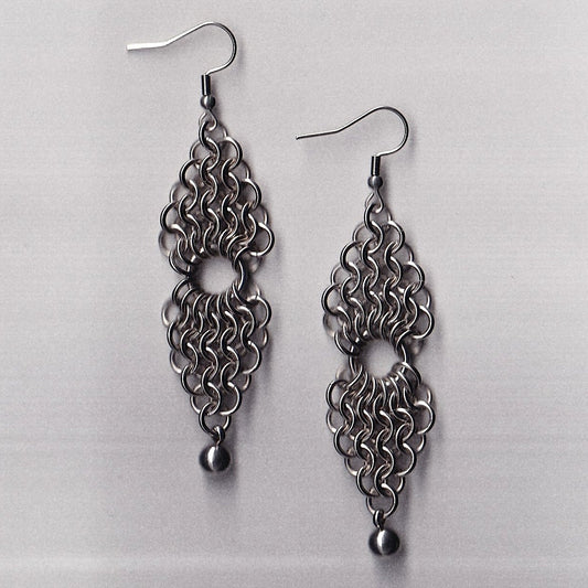 the double european earrings