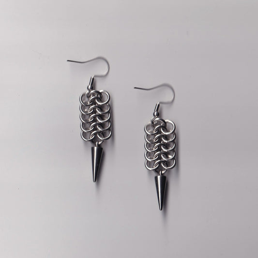 the european spike earrings