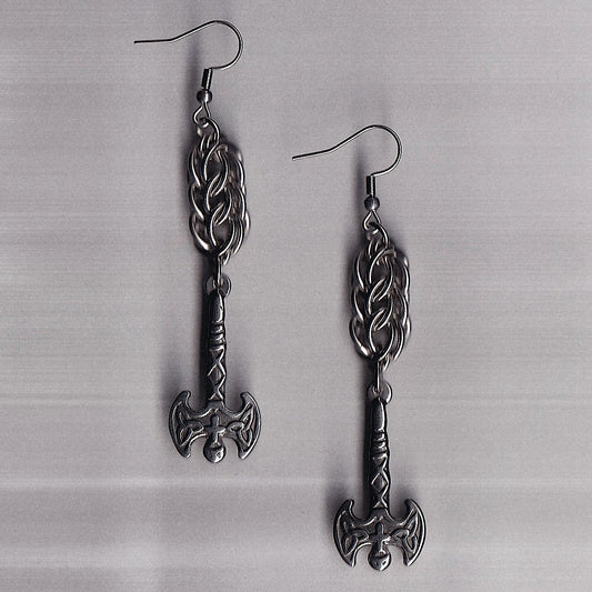the battle axe earrings
