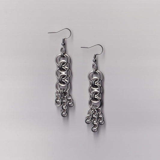 the helm tassle earrings
