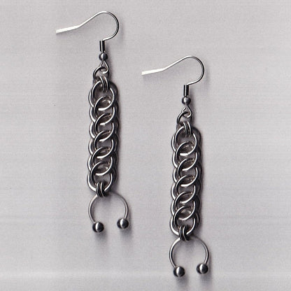 the half persian pierced earrings