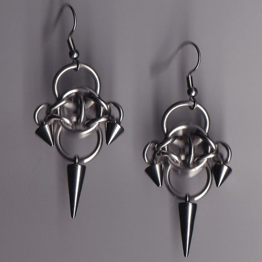 the oracle spike earrings