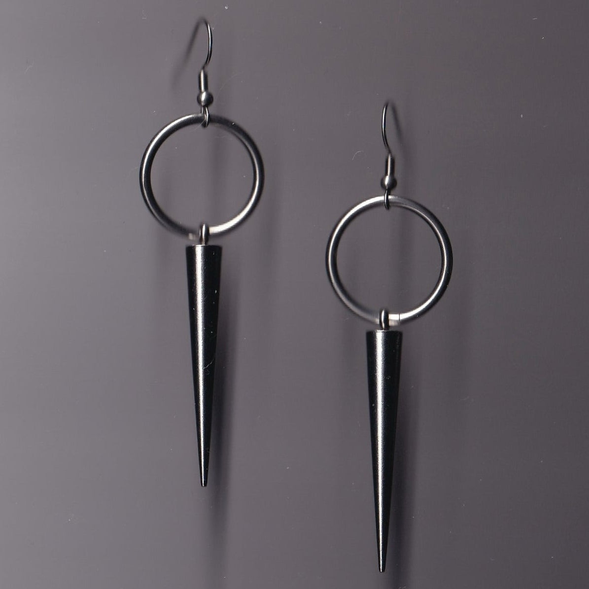 the big spike earrings