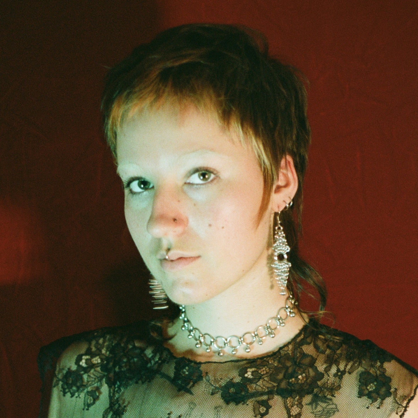 the dangly pierced choker