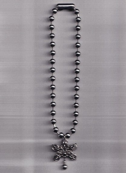 the pierced orchid pendant ball chain