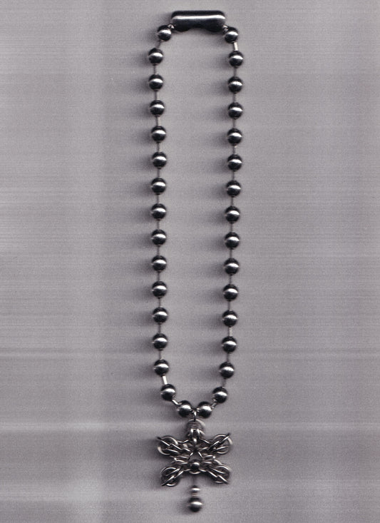 the pierced orchid pendant ball chain