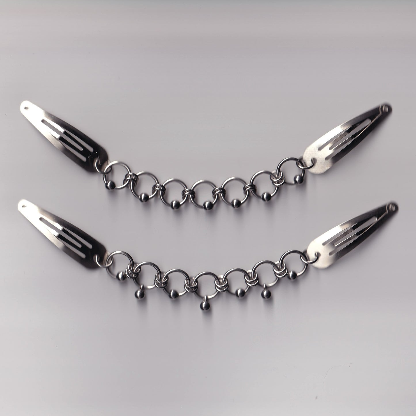 the 'pierced' paired clips