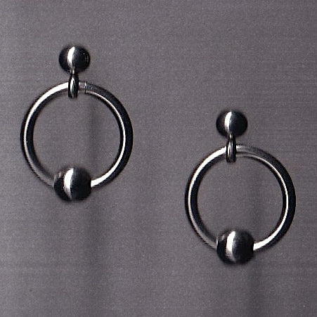 the pierced stud earrings