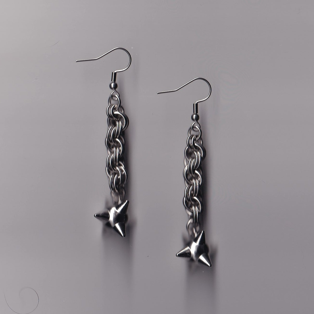 the rope flail earrings