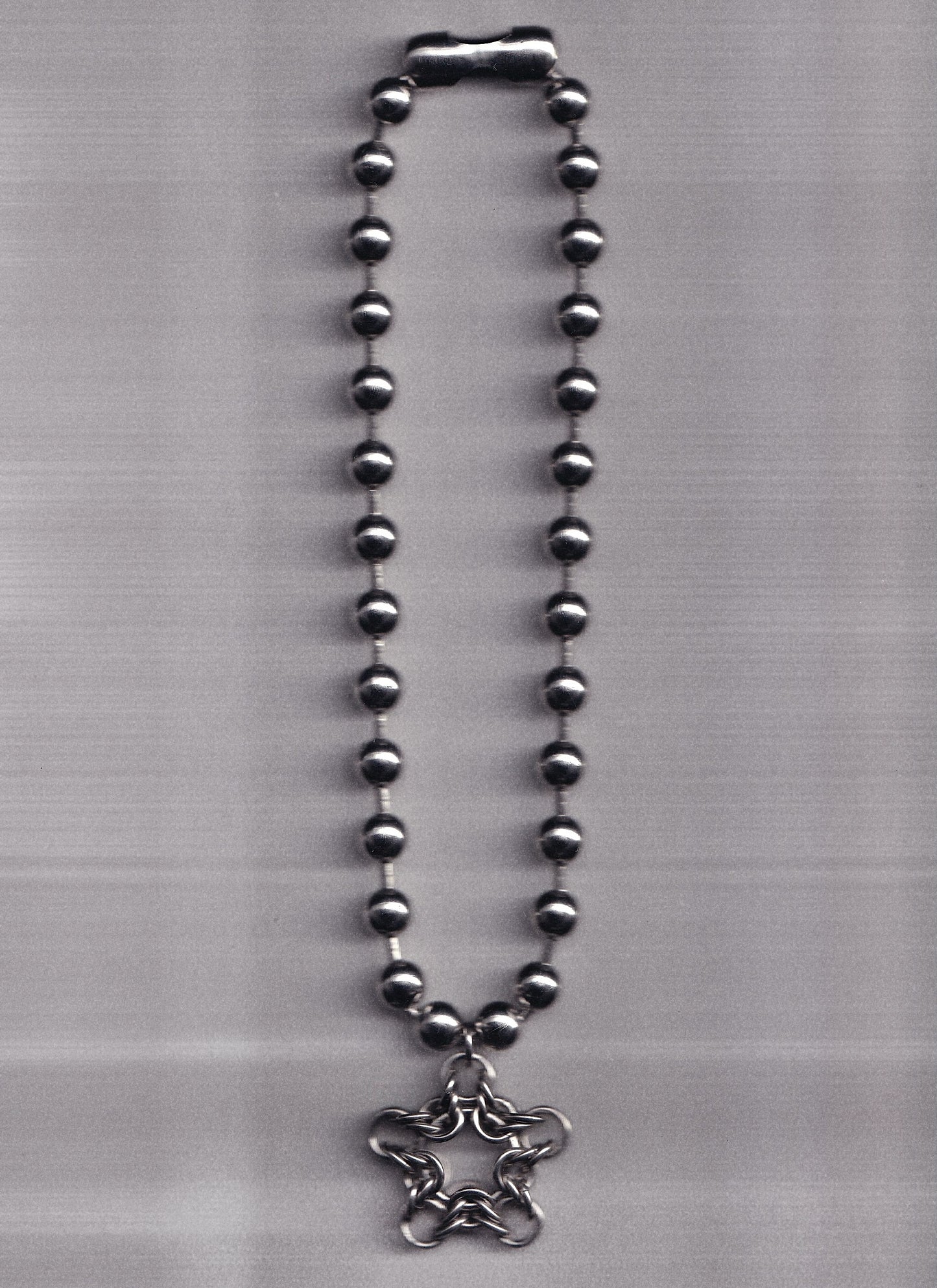 the star pendant ball chain