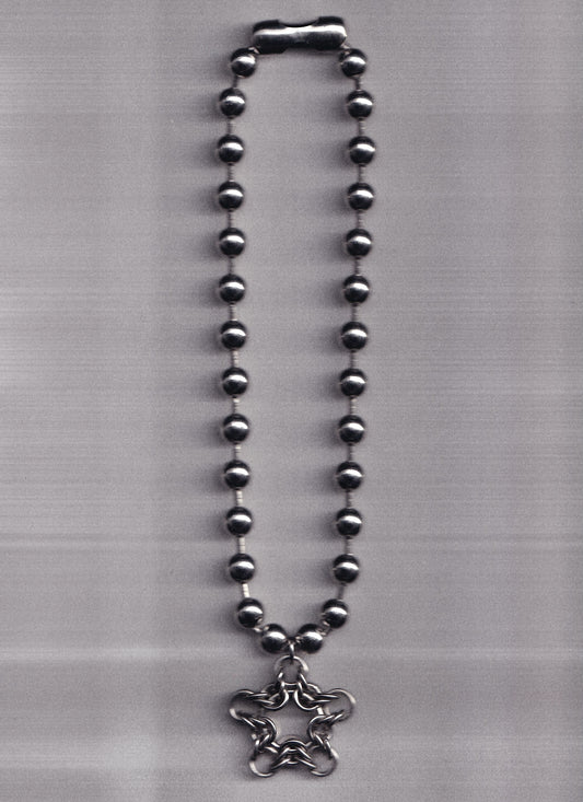 the star pendant ball chain