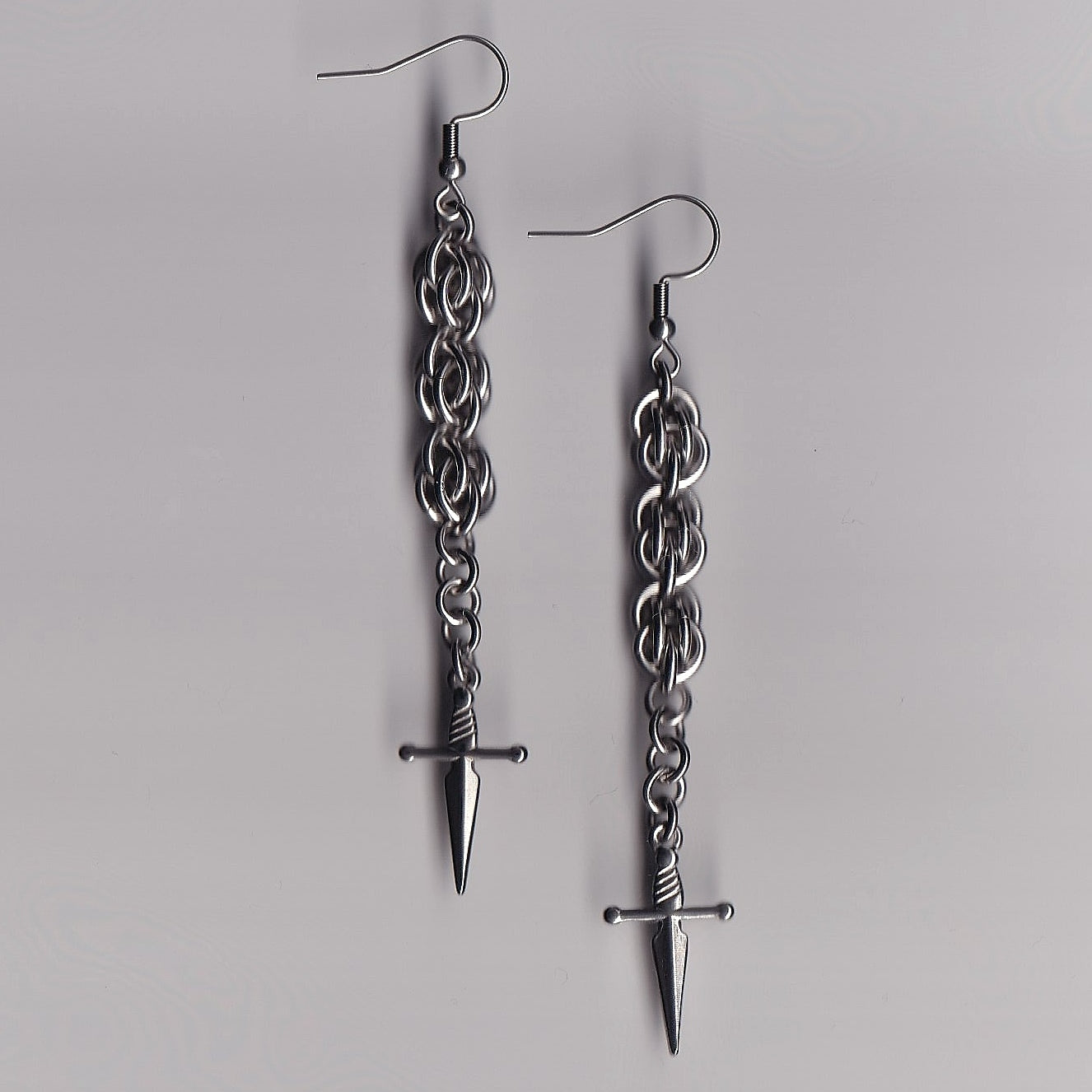 the sweet pea dagger earrings