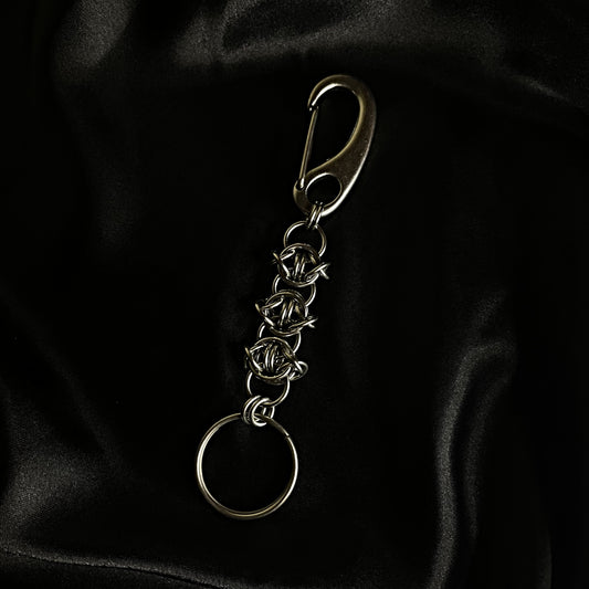 the barbed wire key fob